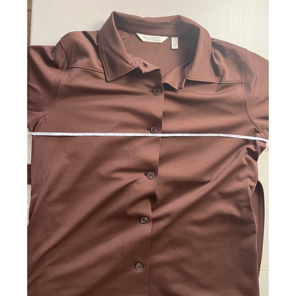 BEAUTIFUL by Lawrence Zarian Petite Ponte Button Jacket EXPRESSO NWOT SIZE 1XP - Picture 6 of 7